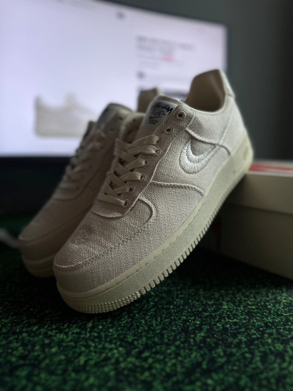 Nike Air Force 1 Low X Stussy "Fossil"