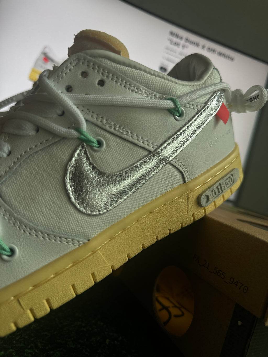 Nike Dunk X Off-White "Lot 1"