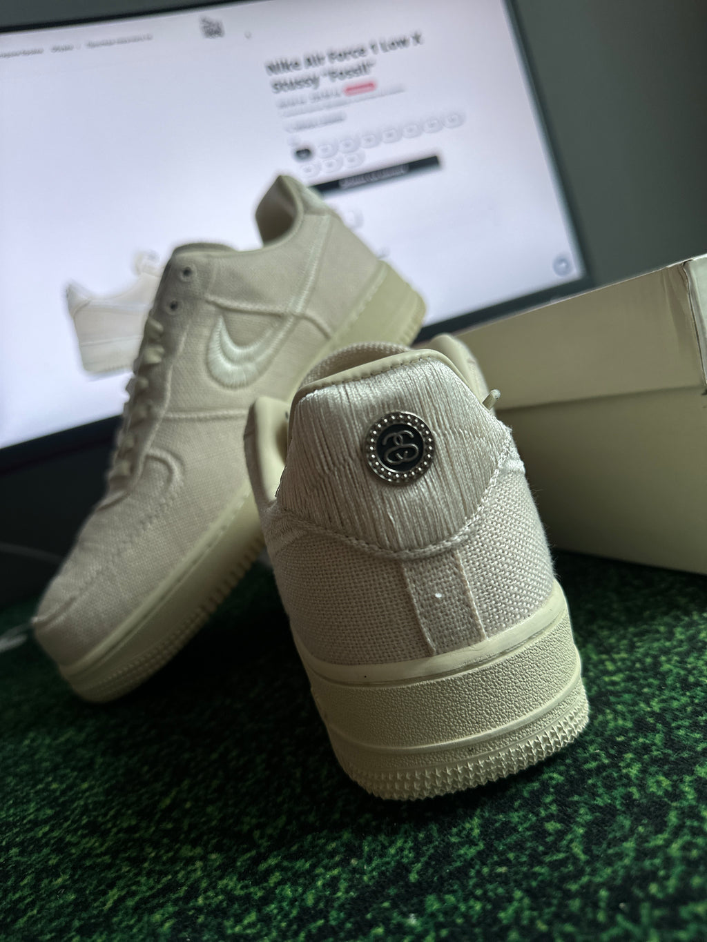 Nike Air Force 1 Low X Stussy "Fossil"